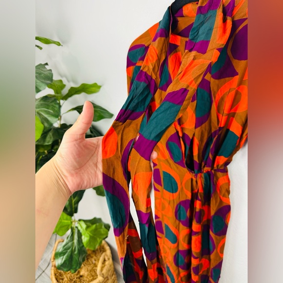 NWT ZARA Printed Geometric Print Dress Limited Edition Blogger Favorite Size XS - Picture 8 of 11